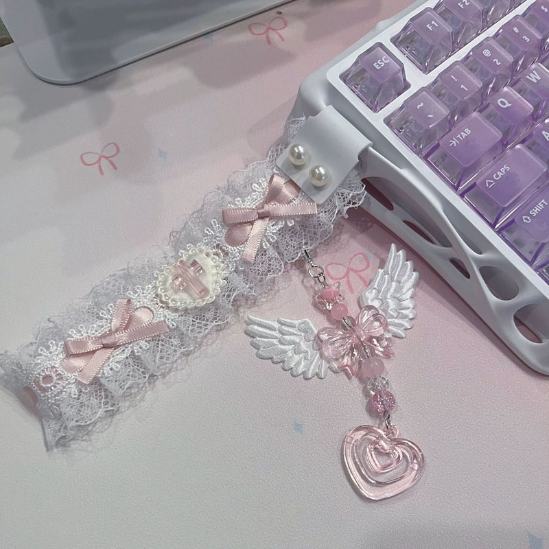 Retro Gaming Desk Setup - Sangle de clavier en dentelle, ruban