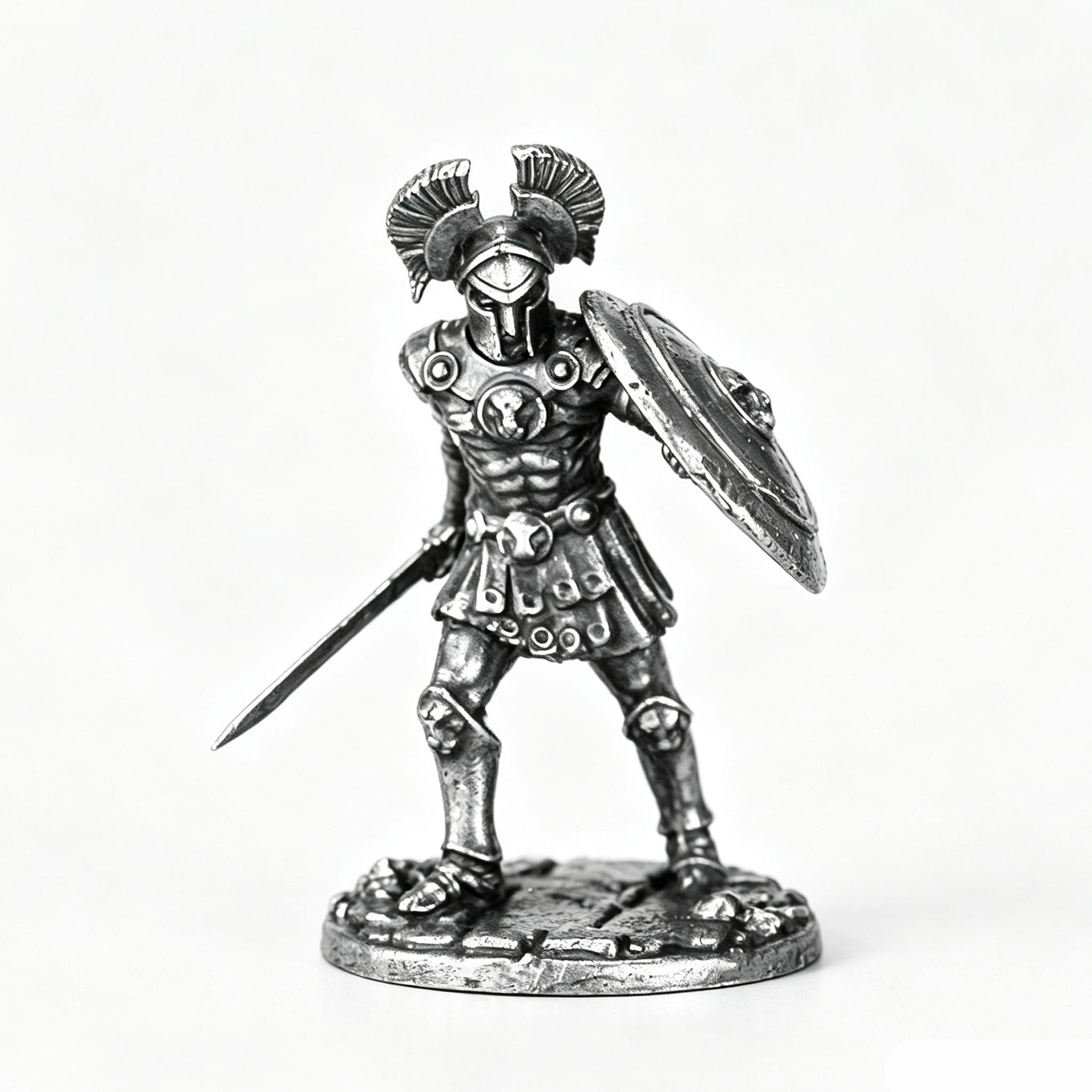 Retro Gaming Table - Figurine de soldat grec antique en