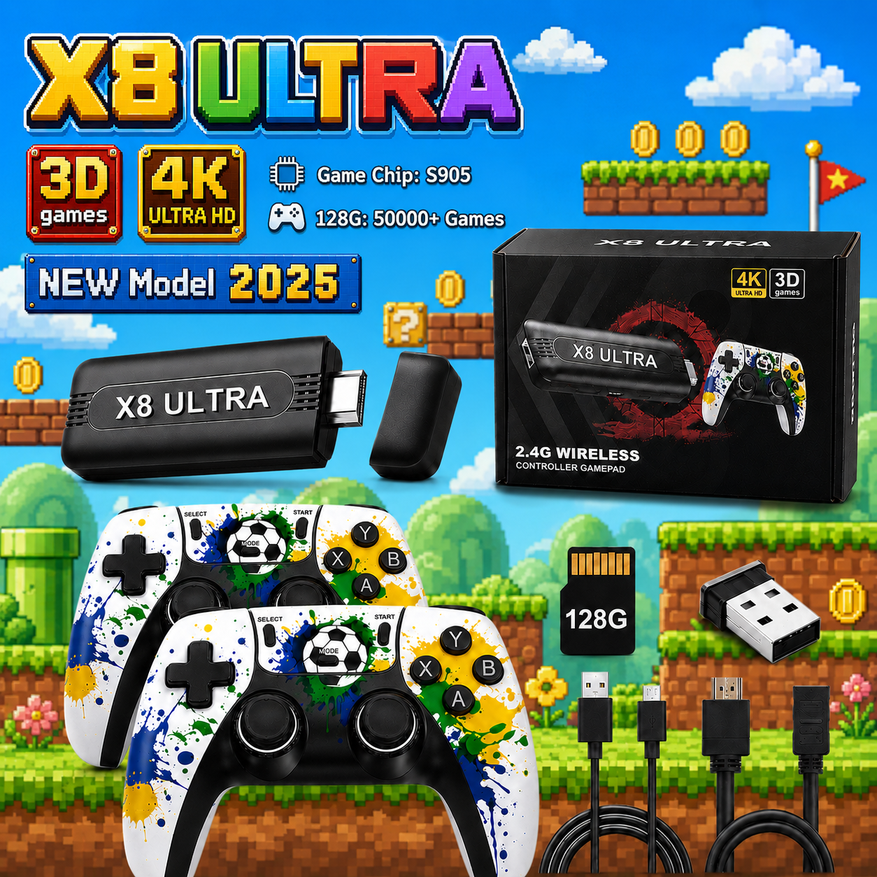 Retro Gaming In 2026 - Boîte de jeu rétro 4K Plug