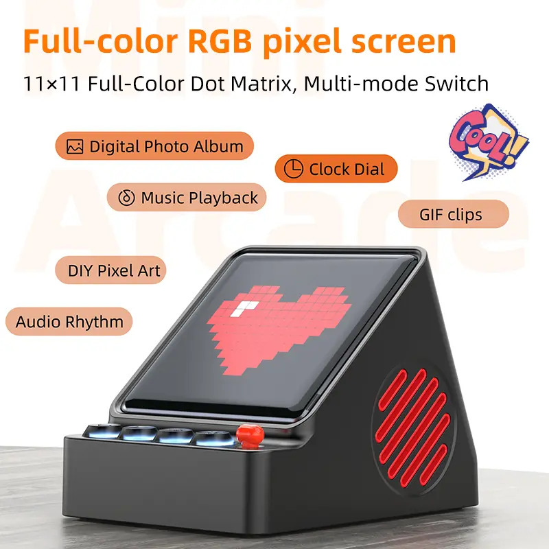 Haut-parleur portable à affich - Retro Gaming Desk Setup avis et prix