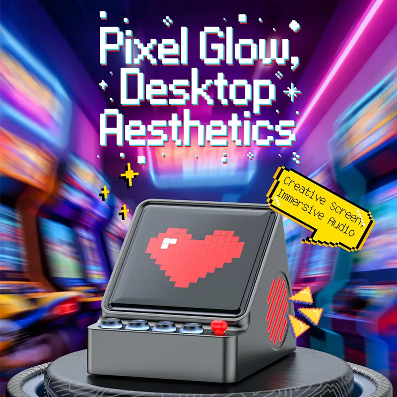 Haut-parleur portable à affich - Retro Gaming Desk Setup avis et prix