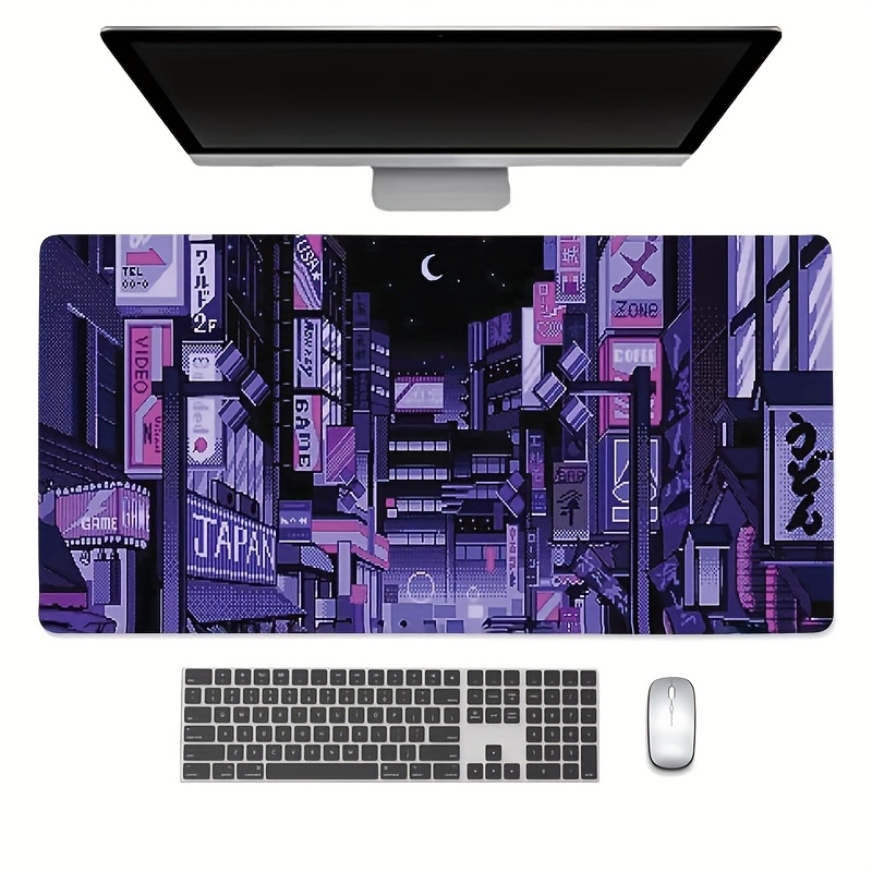 Tapis de bureau XXL Tokyo Stre - Retro Gaming Desk Setup avis et prix