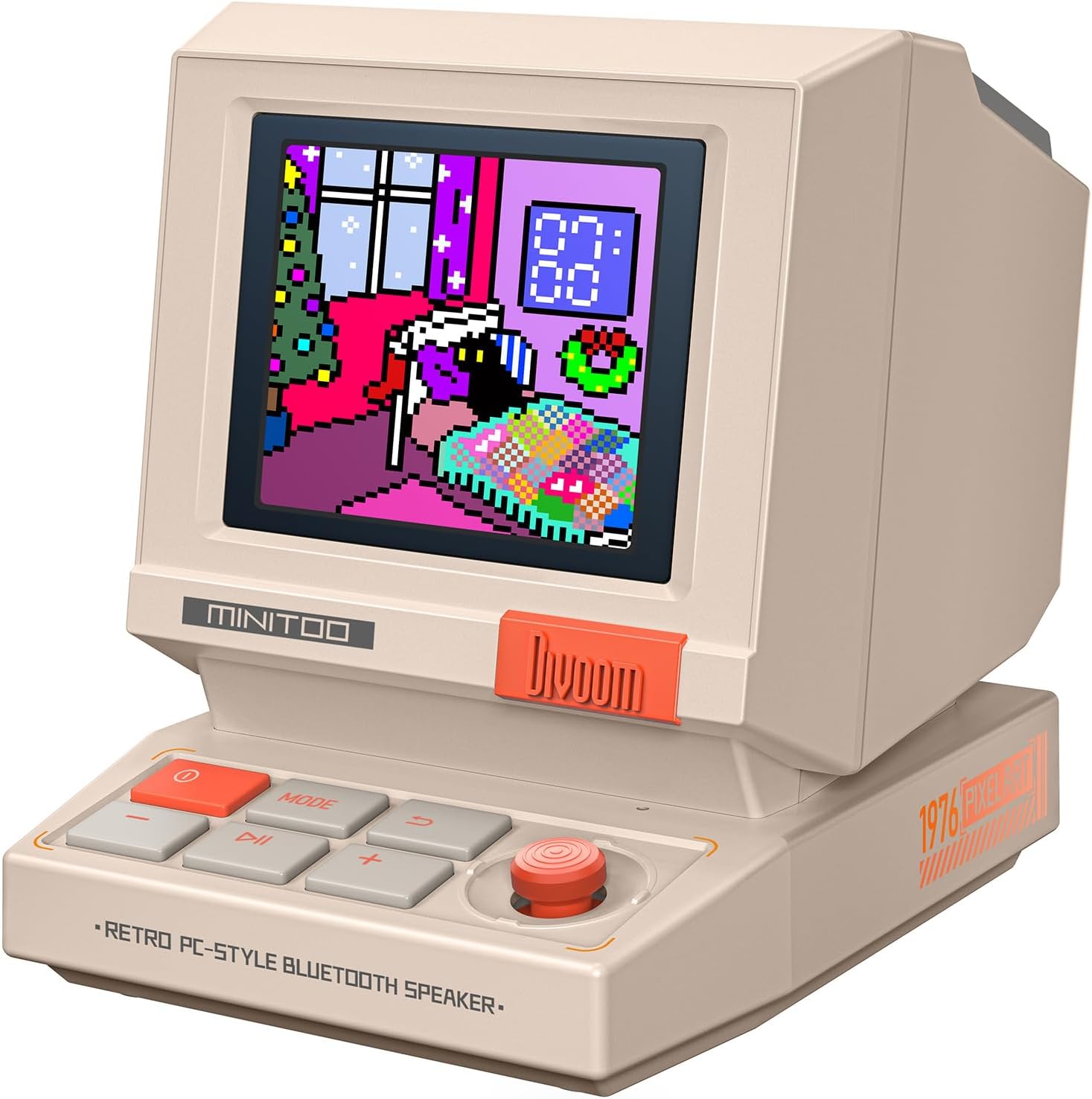 Mini-enceinte rétro style PC a - Retro Gaming Desk Setup avis et prix