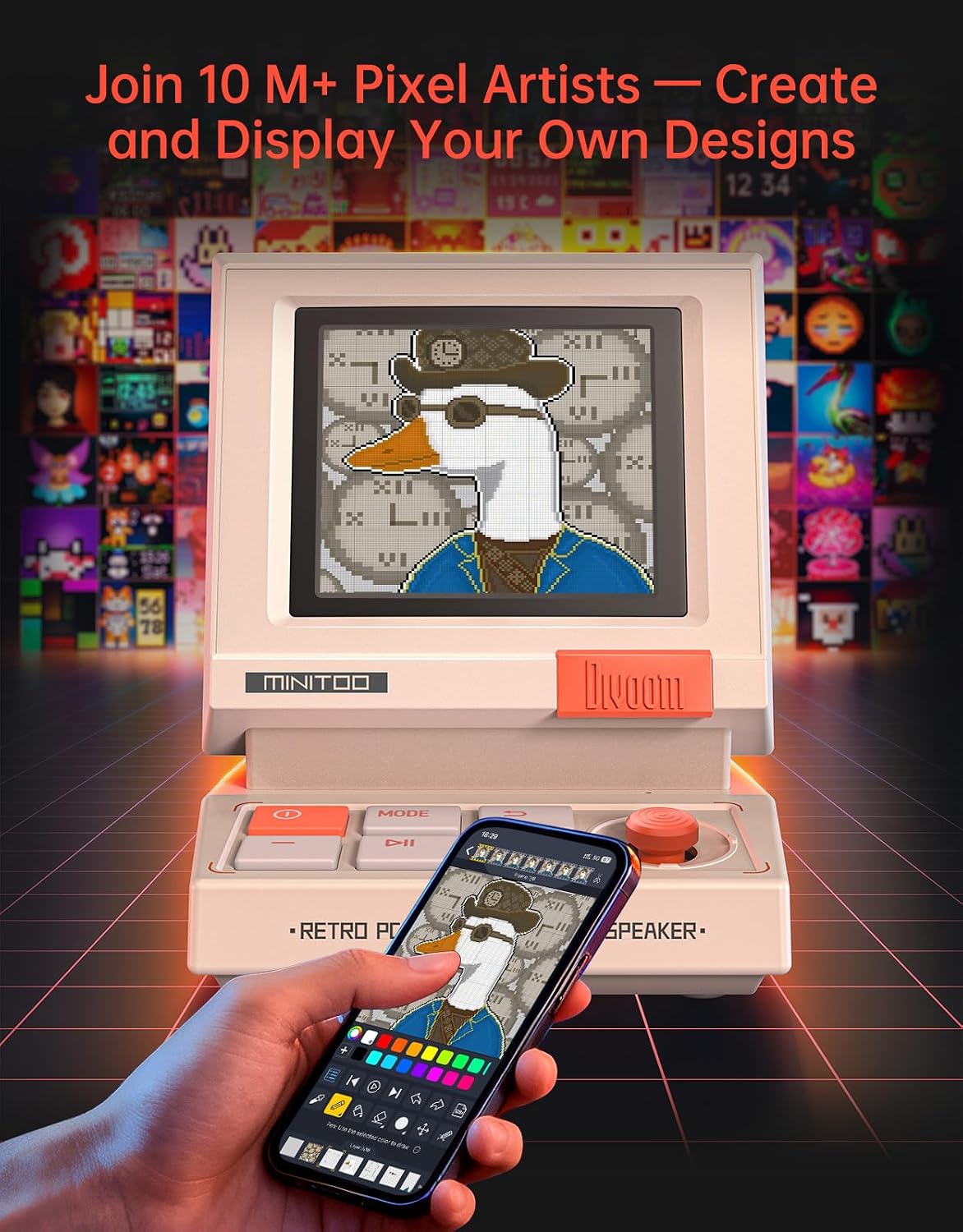 Mini-enceinte rétro style PC a - Retro Gaming Desk Setup avis et prix