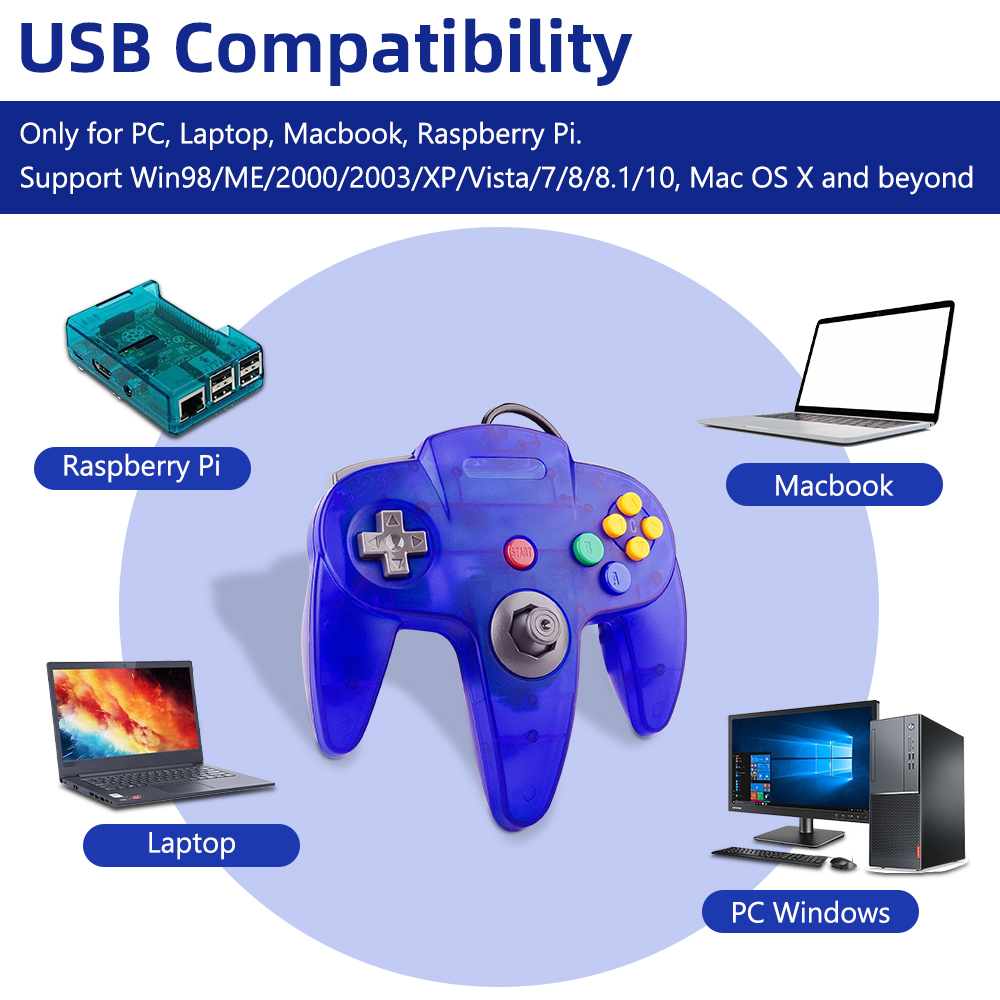 N64 contrôleur classique USB f - Retro Gaming Table avis et prix